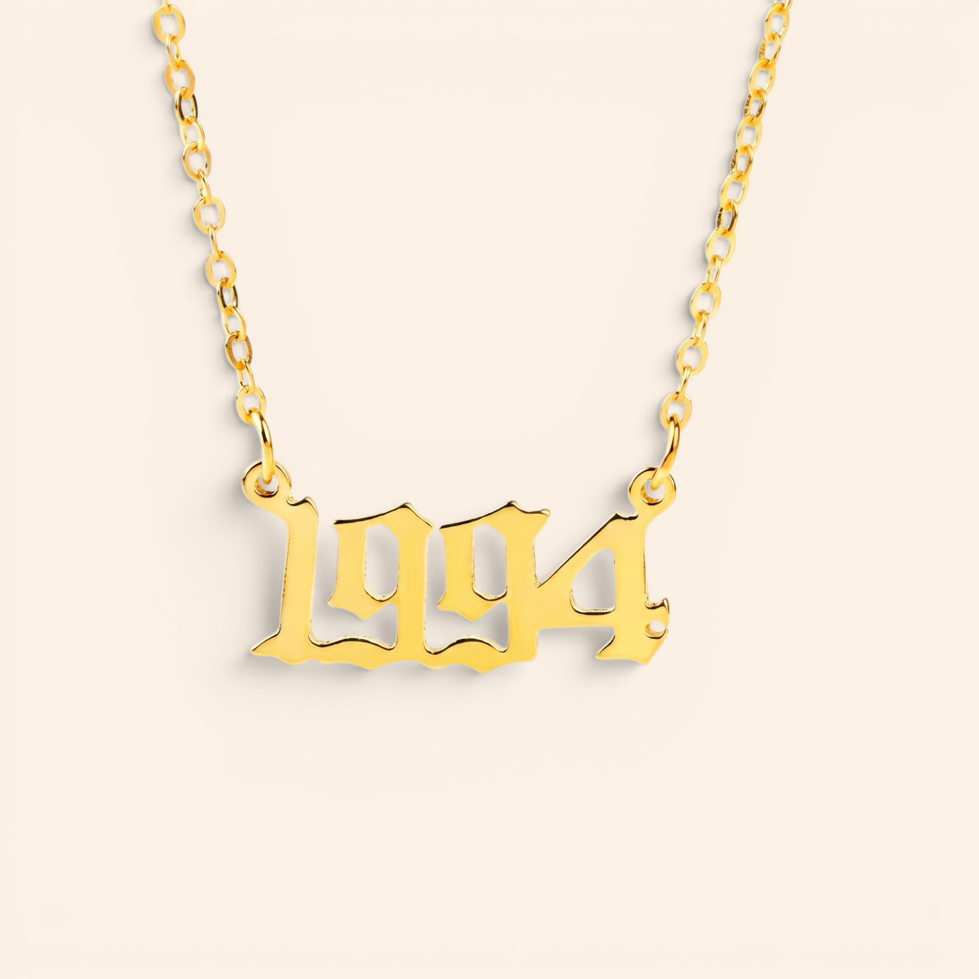 Custom Birth Year Necklace