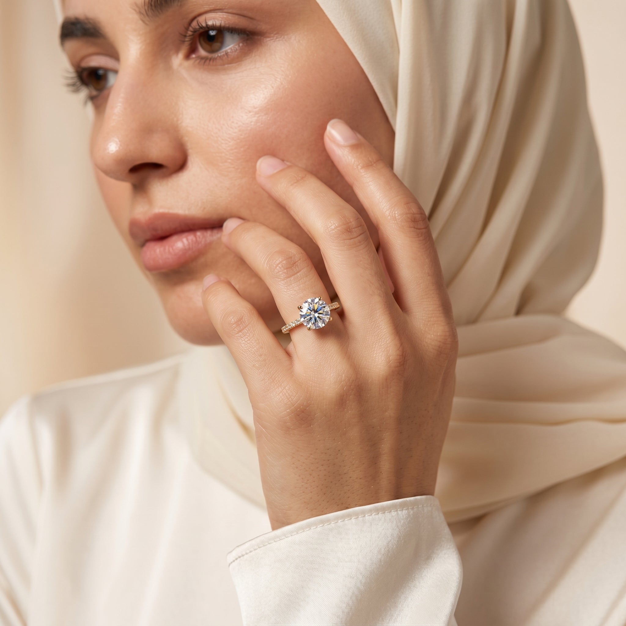 Noor Solitaire Ring