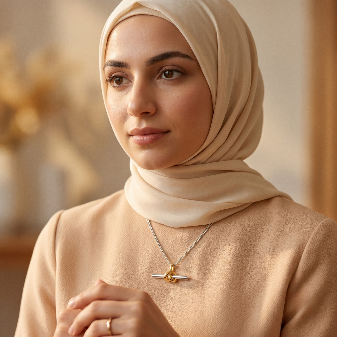 Duality Knot Necklace