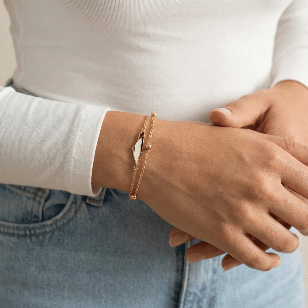 Noor Palestine Map Bracelet