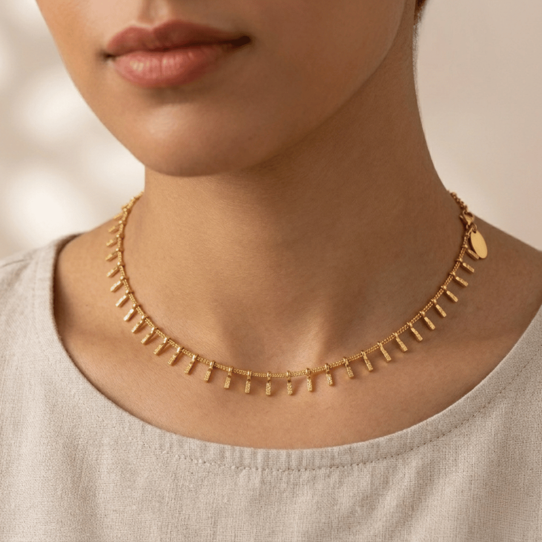 Zayna Dangle Choker