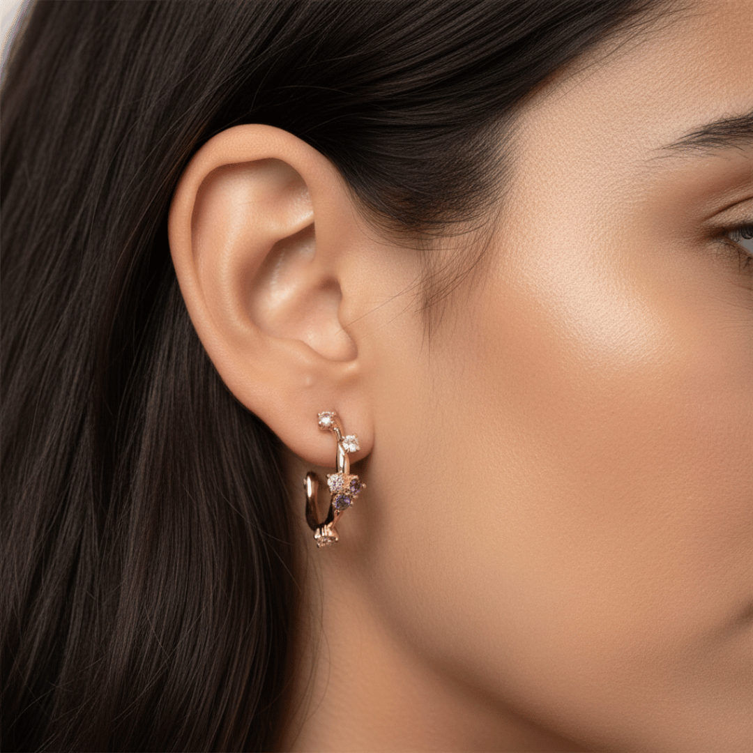 Najmat Al-Qalb Climbers Earrings