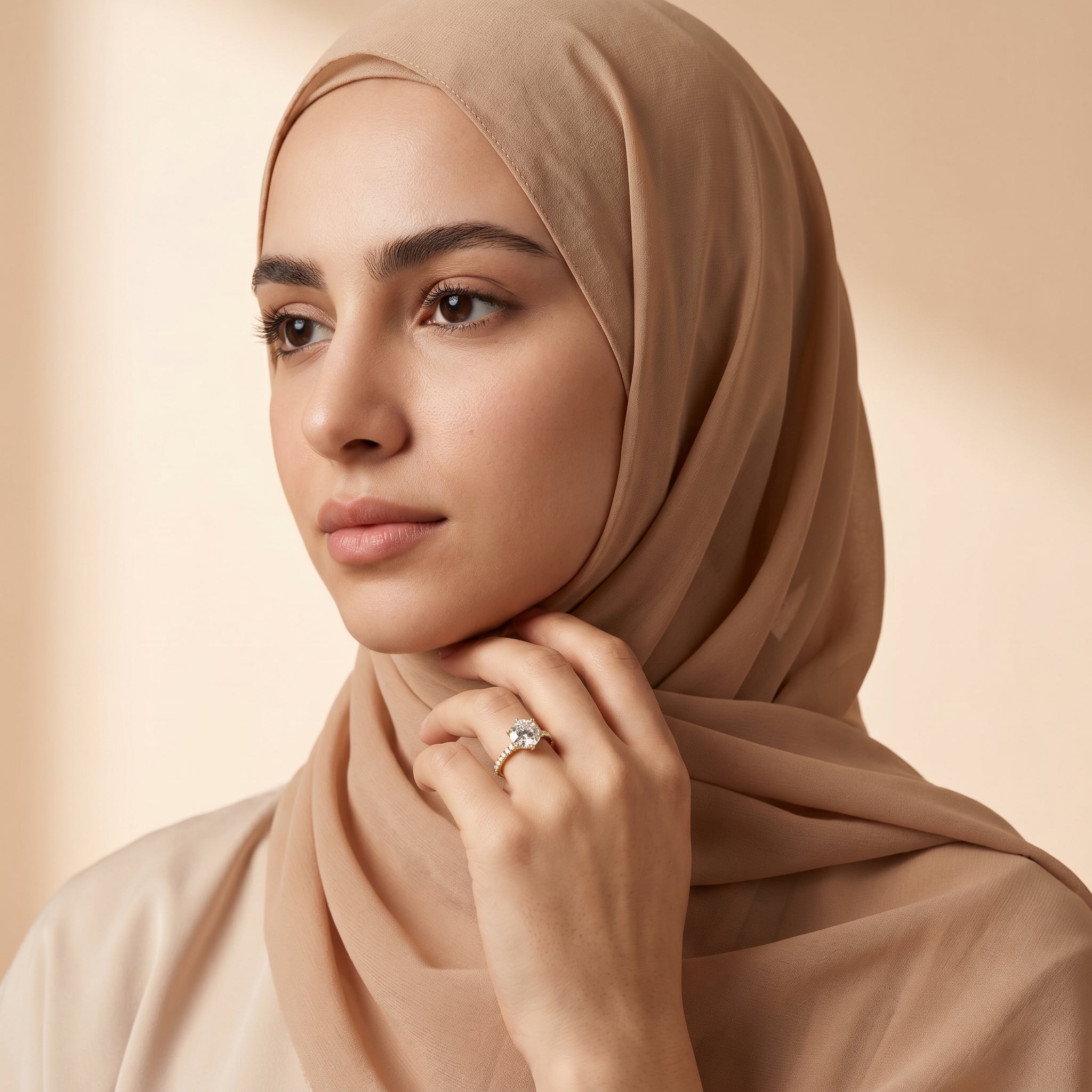 Noor Solitaire Ring