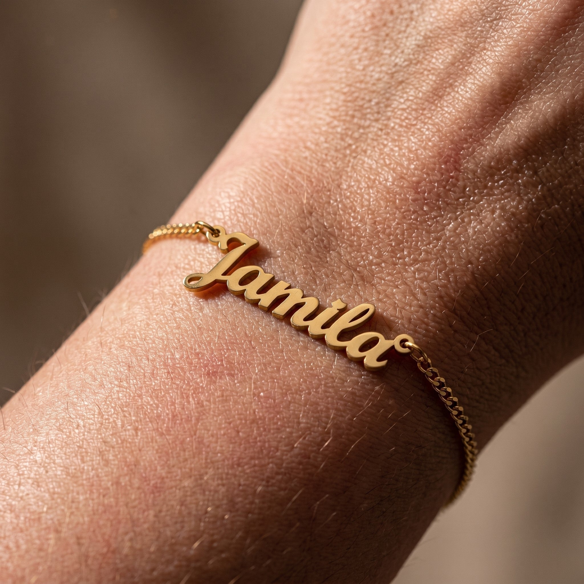 English Custom Name Bracelet
