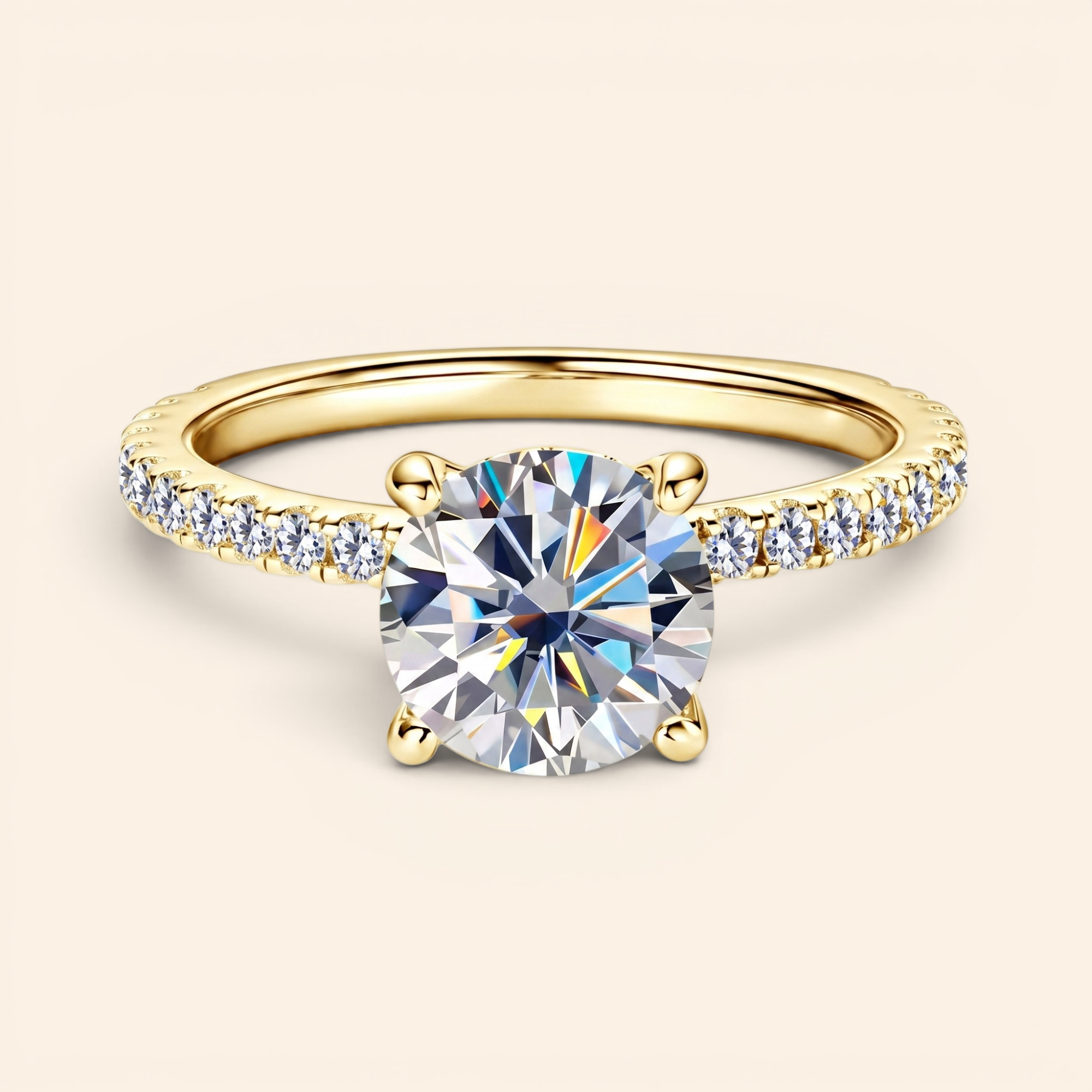 Noor Solitaire Ring