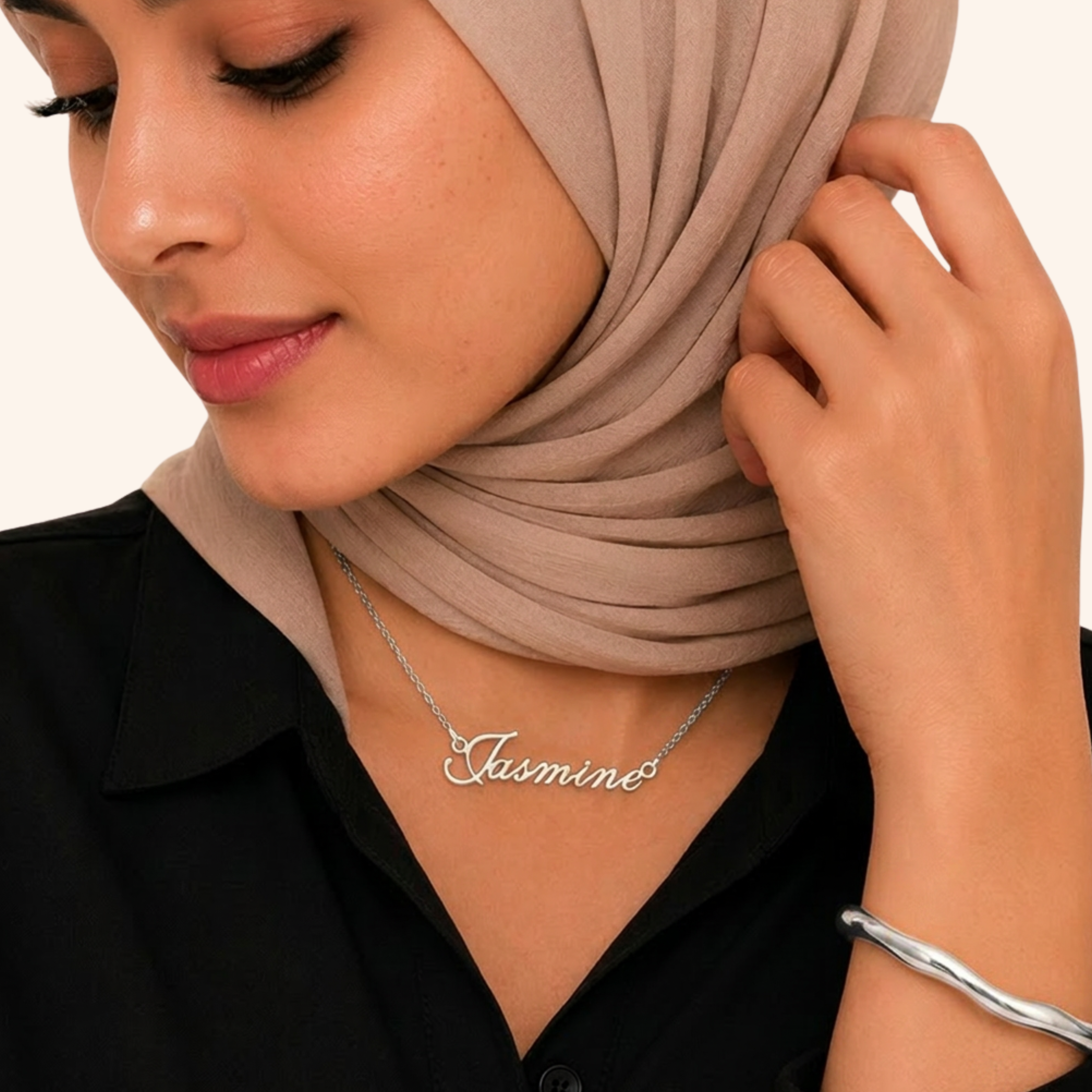 English custom name necklace